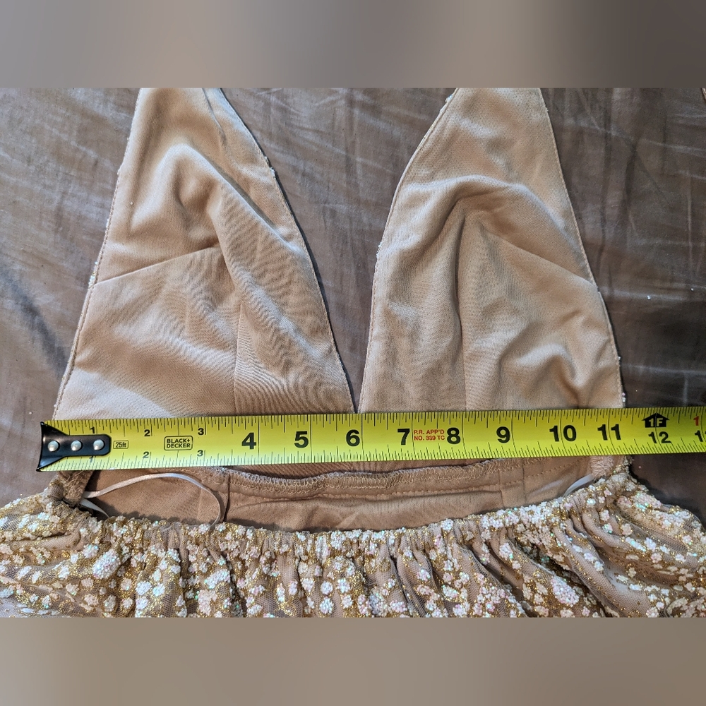 Morning Mist New York Nights Maxi Dress in Gold - Picture 14 of 14